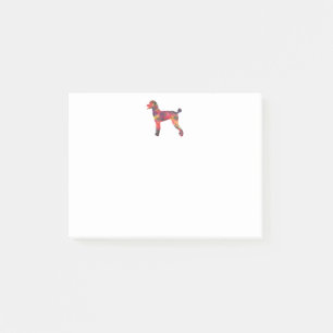 Poodle Geo Silhouette Multi Post-it Notes
