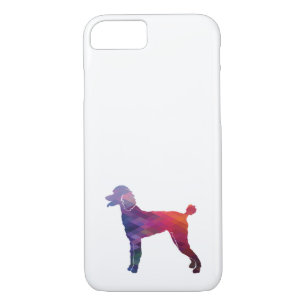 Poodle Geo Silhouette Purple iPhone 8/7 Case