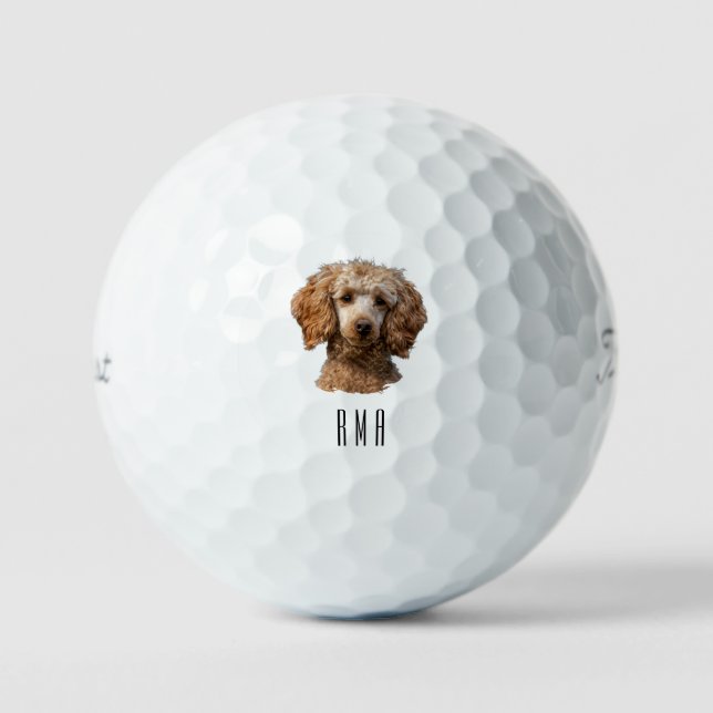 Poodle Golf Balls (Front)
