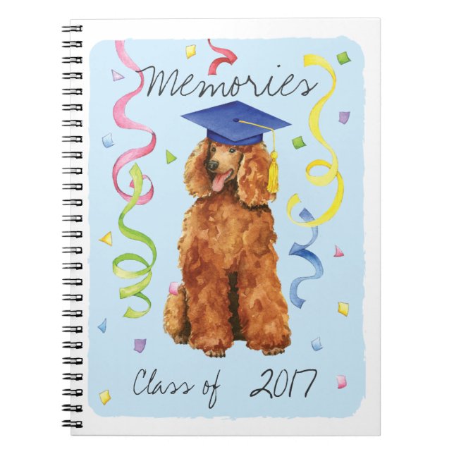 Poodle Graduate Notebook (Front)