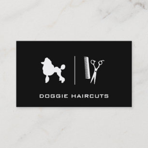 Poodle   Grooming Business Card