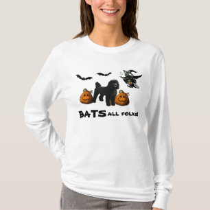 Poodle Halloween Ladies T-Shirt