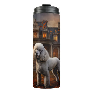 Poodle Halloween Scary Thermal Tumbler