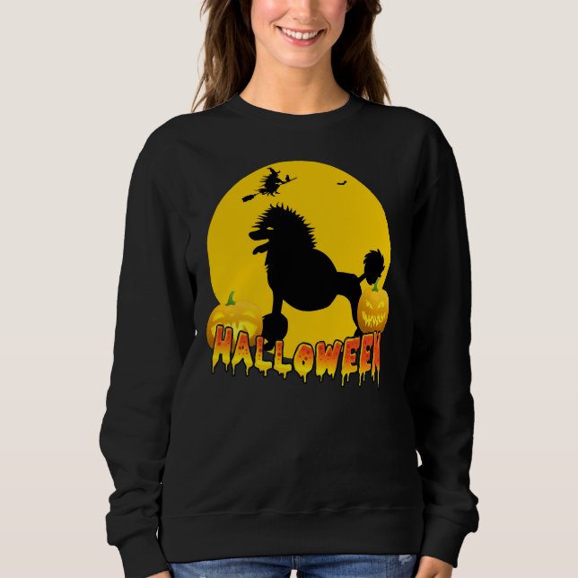 Poodle Halloween     Sweatshirt (Front)