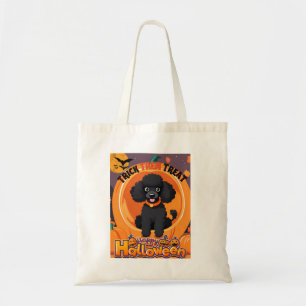 Poodle Halloween Tote