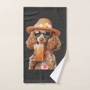 Poodle Hand Towel