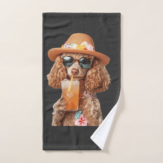 Poodle Hand Towel (Hand Towel)