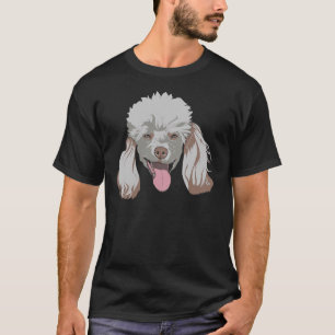 Poodle Head Animal Lover Keeper Pet Owner Whispere T-Shirt