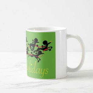 Poodle holiday coffee mug