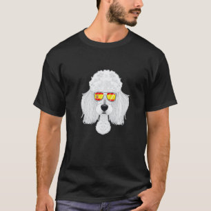 Poodle I Spain Sunglasses I Spanish Flag T-Shirt