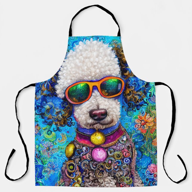 Poodle in Style Apron (Front)