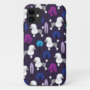 Poodle in the park iPhone 11 case