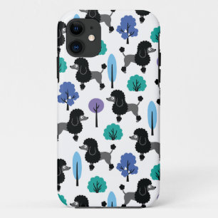 Poodle in the park iPhone 11 case