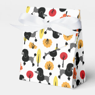 Poodle in the park favour box