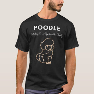 Poodle Intelligent Affectionate Curly T-Shirt