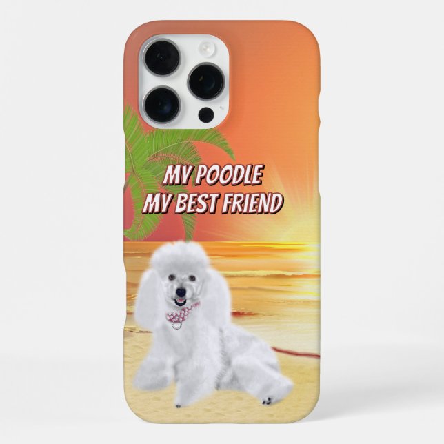 Poodle iPhone Case (Back)