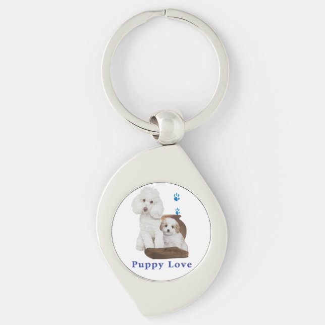 poodle key ring (Front)