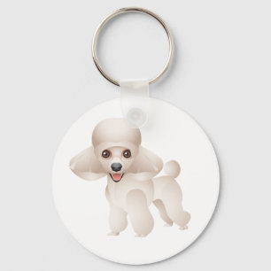 Poodle Key Ring