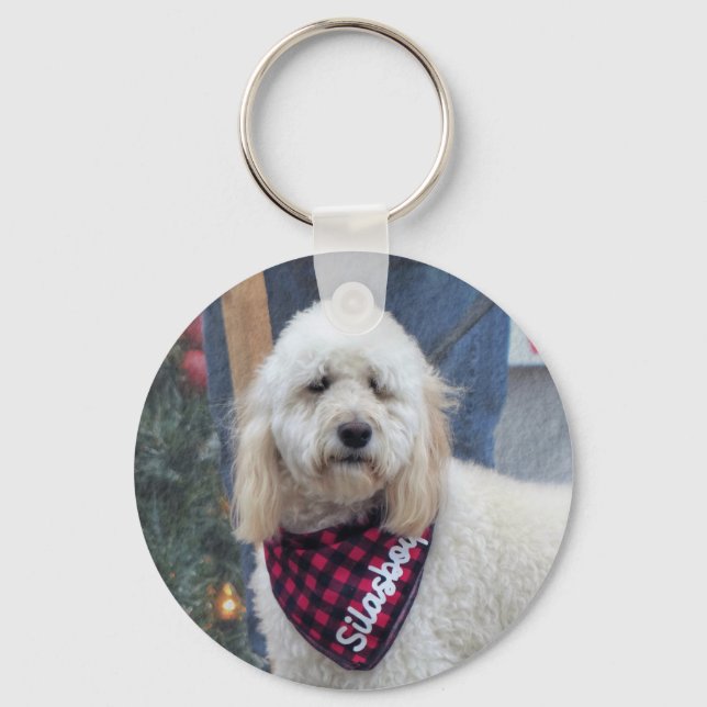 Poodle Key Ring (Front)
