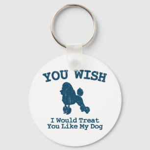 Poodle Key Ring