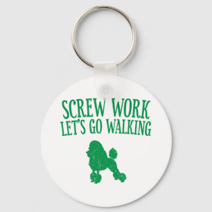 Poodle Key Ring