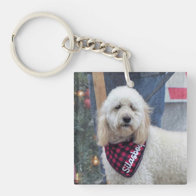 Poodle Key Ring (Front)
