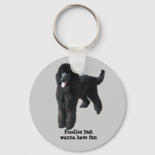 Poodle Keychain