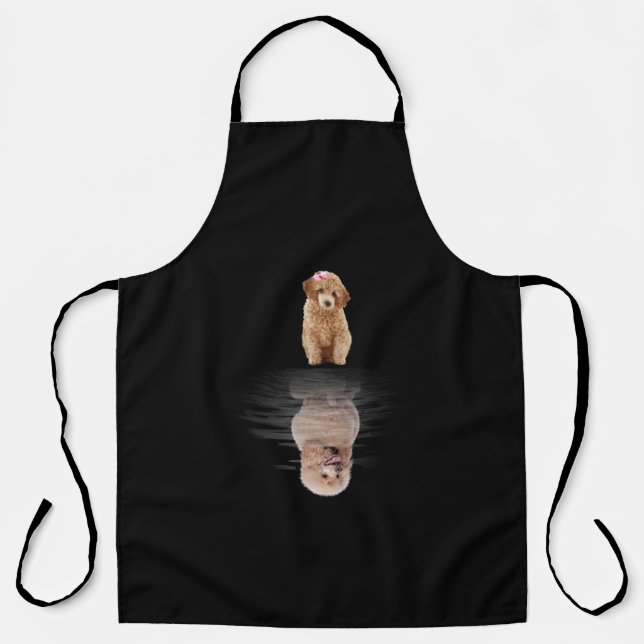 Poodle Life Cute Poodle Apron (Front)