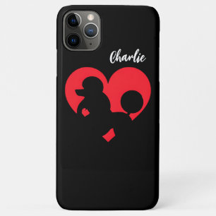 Poodle Love Valentine Day, Wife Gift Animal Lover iPhone 11 Pro Max Case