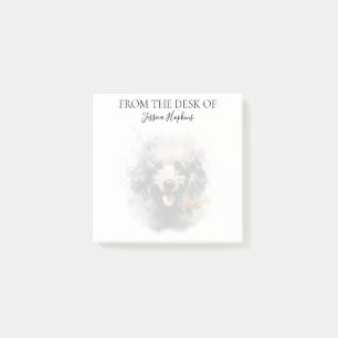 Poodle Lover Monogrammed Dog Post-it Notes