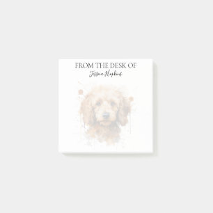 Poodle Lover Monogrammed Notes