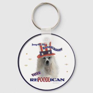 POODLE  Lovers Gifts Key Ring
