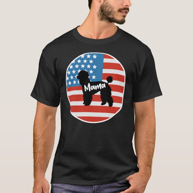 Poodle Mama   T-    T-Shirt (Front)