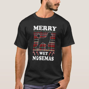 Poodle Merry Wet Nosemas Christmas Poodle Owner T-Shirt
