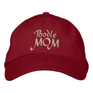 Poodle MOM Gifts Embroidered Hat