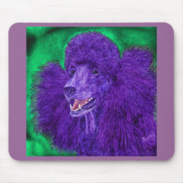 Poodle Mousepad - "Beau" (Front)