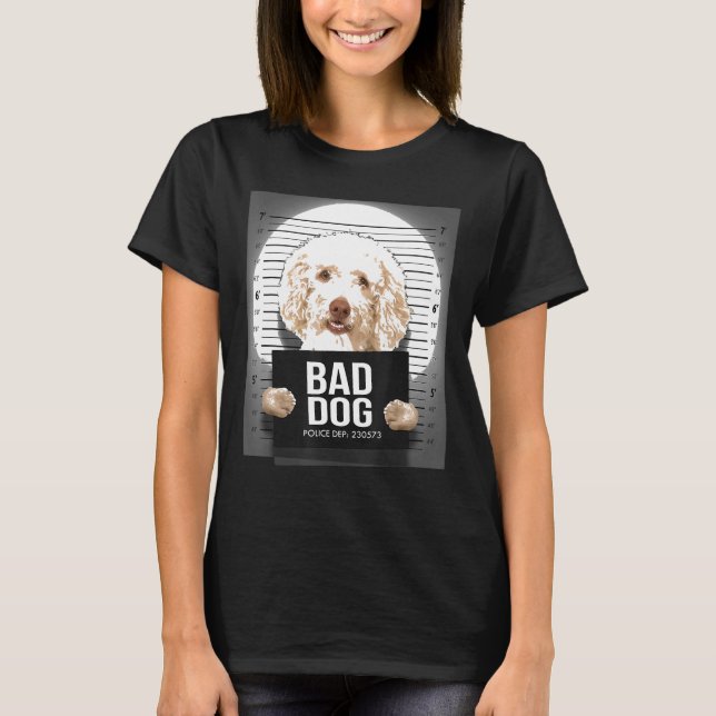Poodle Mugshot T-Shirt (Front)