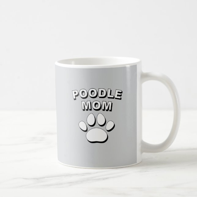 Poodle Mum Coffee Mug (Right)