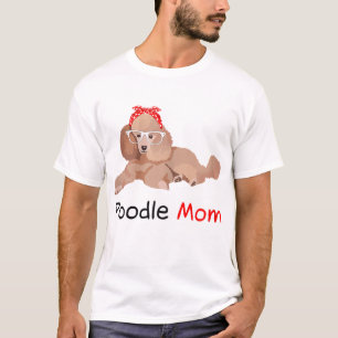 Poodle Mum Dog Bandanna Pet Lover Gift Womens Pood T-Shirt