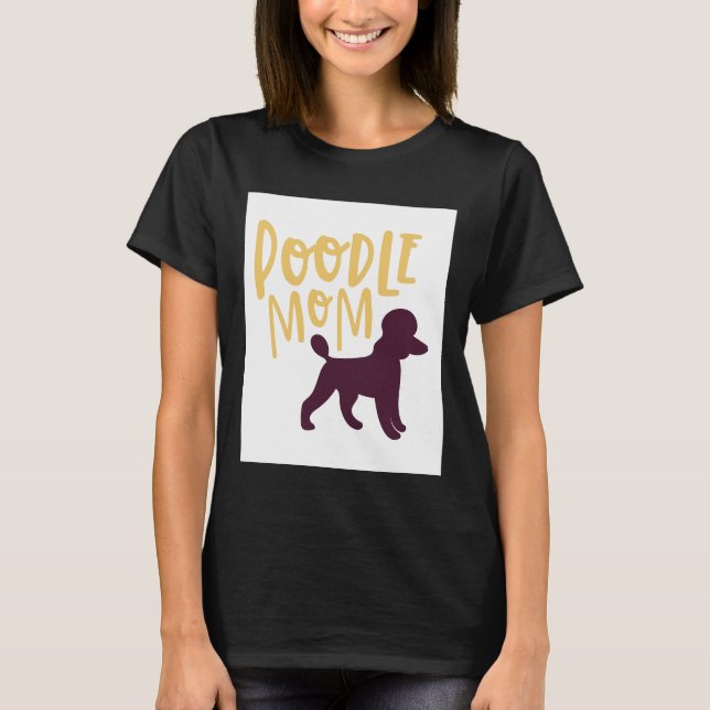 Poodle Mum Essential T-Shirt (Front)