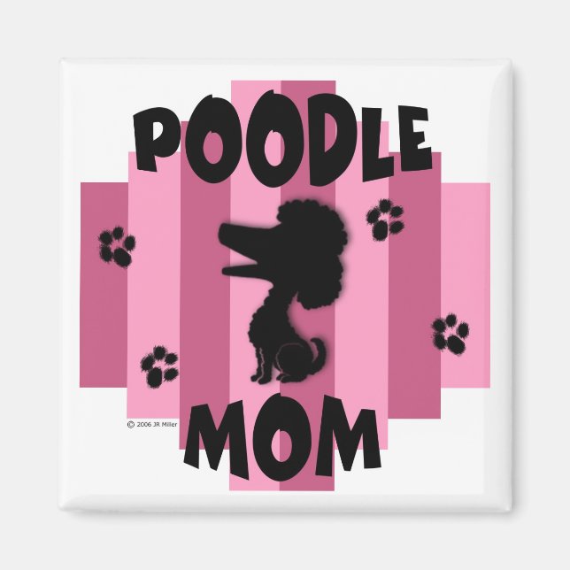 Poodle Mum Magnet (Front)
