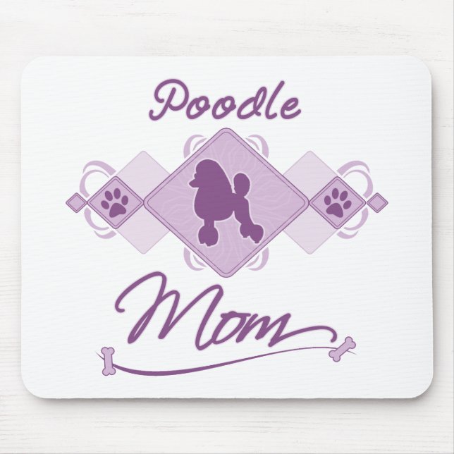 Poodle Mum Mouse Pad (Front)