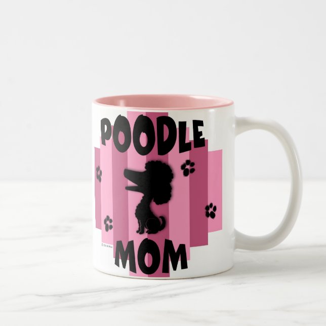 Poodle Mum Mug (Right)