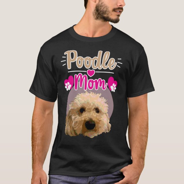 Poodle Mum Relaxed Fit T-Shirt (Front)