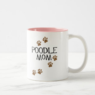 Poodle Mum t-shirts & gifts Two-Tone Coffee Mug