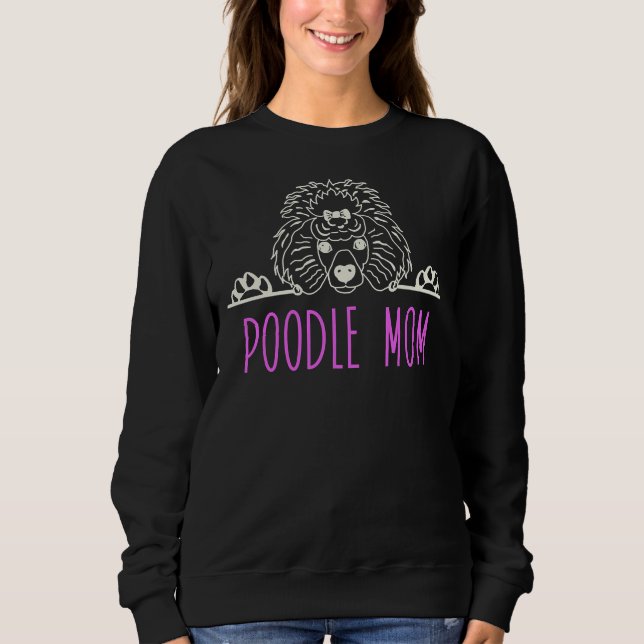 Poodle Mum   T-        Sweatshirt (Front)