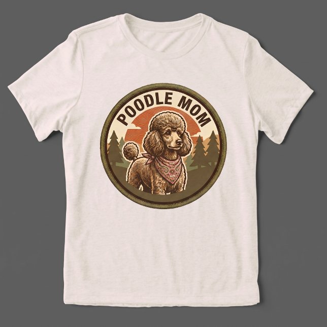 Poodle Mum Tri-blend Tee | Doodle Dog Mum Gift (Creator Uploaded)