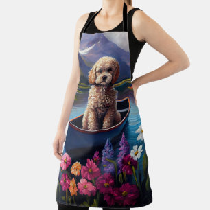 Poodle on a Paddle: A Scenic Adventure Apron