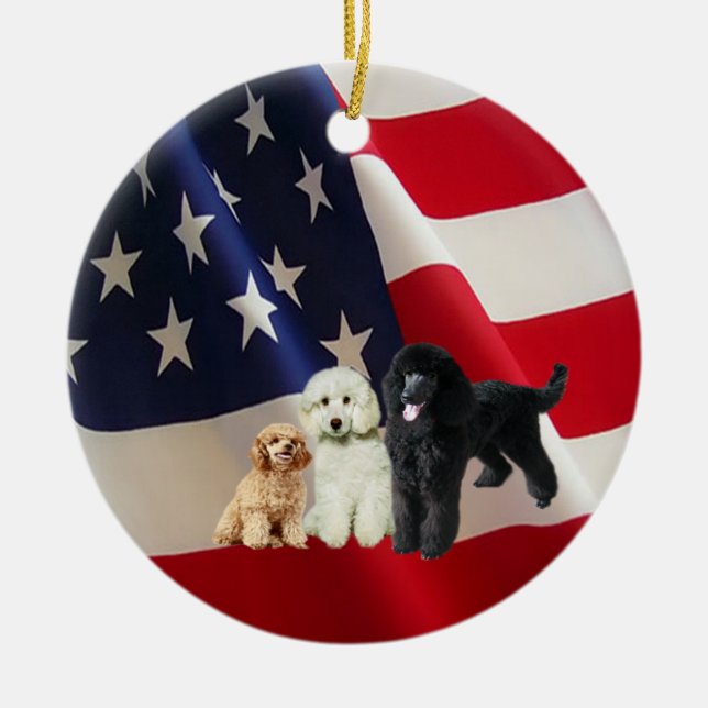 Poodle Ornament (Front)