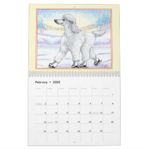 Poodle Parade - a Picture a Month Calendar